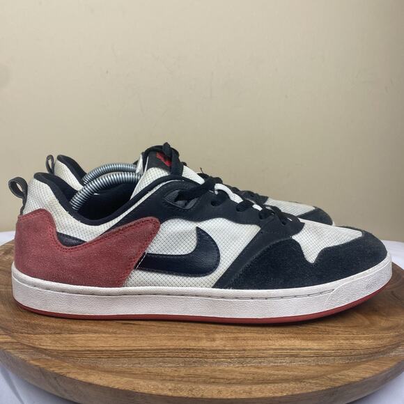 Nike Other - Nike Alleyoop SB White University Red Mens Black White Red Size 12 Low Top Shoes